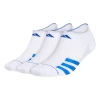 Adidas Men's Superlite 3 Stripe No-Show Socks (White) -Boutique Ball Sports Store FZ7039 HDW photo side center white