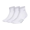 Adidas Men's Superlite Quarter Crew Socks (White) -Boutique Ball Sports Store FZ7076 HDW photo side center white