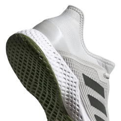 Adidas Adizero Club Junior Tennis Shoe (Grey/White/Green) -Boutique Ball Sports Store G26566 FTW photo detail 1 white