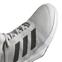 Adidas Adizero Club Junior Tennis Shoe (Grey/White/Green) -Boutique Ball Sports Store G26566 FTW photo detail 2 white