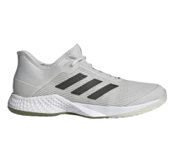 Adidas Adizero Club Junior Tennis Shoe (Grey/White/Green)