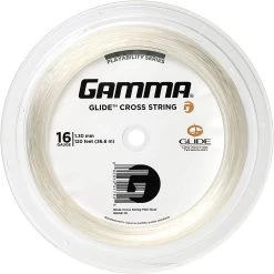 Gamma Glide 16/1.30 Tennis String Mini Reel (Crystal)