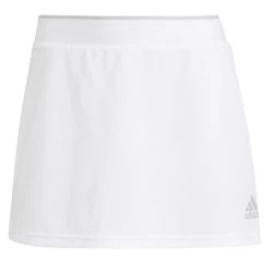 Adidas Women's Club Skirt (White/Grey) -Boutique Ball Sports Store GH7221 2 APPAREL Photography Front Center View transparent