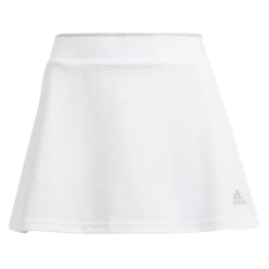 Adidas Girls Club Skirt (White/Grey)
