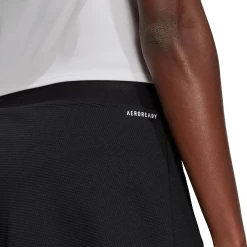 Adidas Women's Club Skirt (Black/White) 12 Adidas Women's Club Skirt (Black/White) -Boutique Ball Sports Store GL5480 APP on model detail 2 white