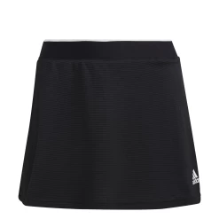 Adidas Women's Club Skirt (Black/White) 13 Adidas Women's Club Skirt (Black/White) -Boutique Ball Sports Store GL5480 APP photo front white