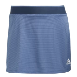 Adidas Women's Club Skirt (Crew Blue/White) -Boutique Ball Sports Store GL5495 APP photo front white