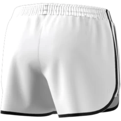 Adidas Women's Marathon 4-Inch Shorts (White/Black) -Boutique Ball Sports Store GQ9348 APP virtual back white