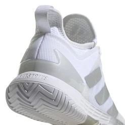 Adidas Adizero Ubersonic 4 Women's Tennis Shoe (White/Silver/Grey) -Boutique Ball Sports Store GW2513 9 FOOTWEAR Photography DetailView2 white