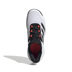 Adidas Ubersonic 4 Junior Tennis Shoe (White/Black/Red) 13 Adidas Ubersonic 4 Junior Tennis Shoe (White/Black/Red) -Boutique Ball Sports Store GW2997 3 FOOTWEAR Photography TopPortraitView white