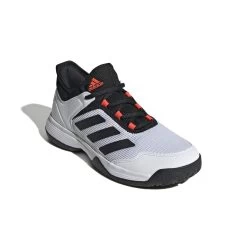 Adidas Ubersonic 4 Junior Tennis Shoe (White/Black/Red) 14 Adidas Ubersonic 4 Junior Tennis Shoe (White/Black/Red) -Boutique Ball Sports Store GW2997 6 FOOTWEAR Photography FrontLateralTopView white