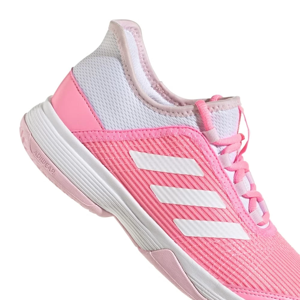 Adidas Adizero Club Junior Tennis Shoe (Pink/White) 7 Adidas Adizero Club Junior Tennis Shoe (Pink/White) - Image 5