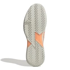 Adidas Adizero Ubersonic 4 Parley Men's Tennis Shoes (White/Beam Orange) 13 Adidas Adizero Ubersonic 4 Parley Men's Tennis Shoes (White/Beam Orange) -Boutique Ball Sports Store GX9623 4 FOOTWEAR Photography BottomView white