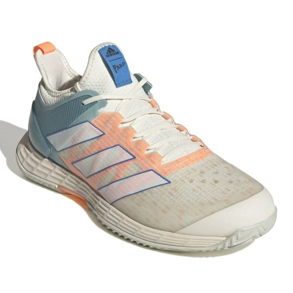 Adidas Adizero Ubersonic 4 Parley Men's Tennis Shoes (White/Beam Orange) 7 Adidas Adizero Ubersonic 4 Parley Men's Tennis Shoes (White/Beam Orange) - Image 5