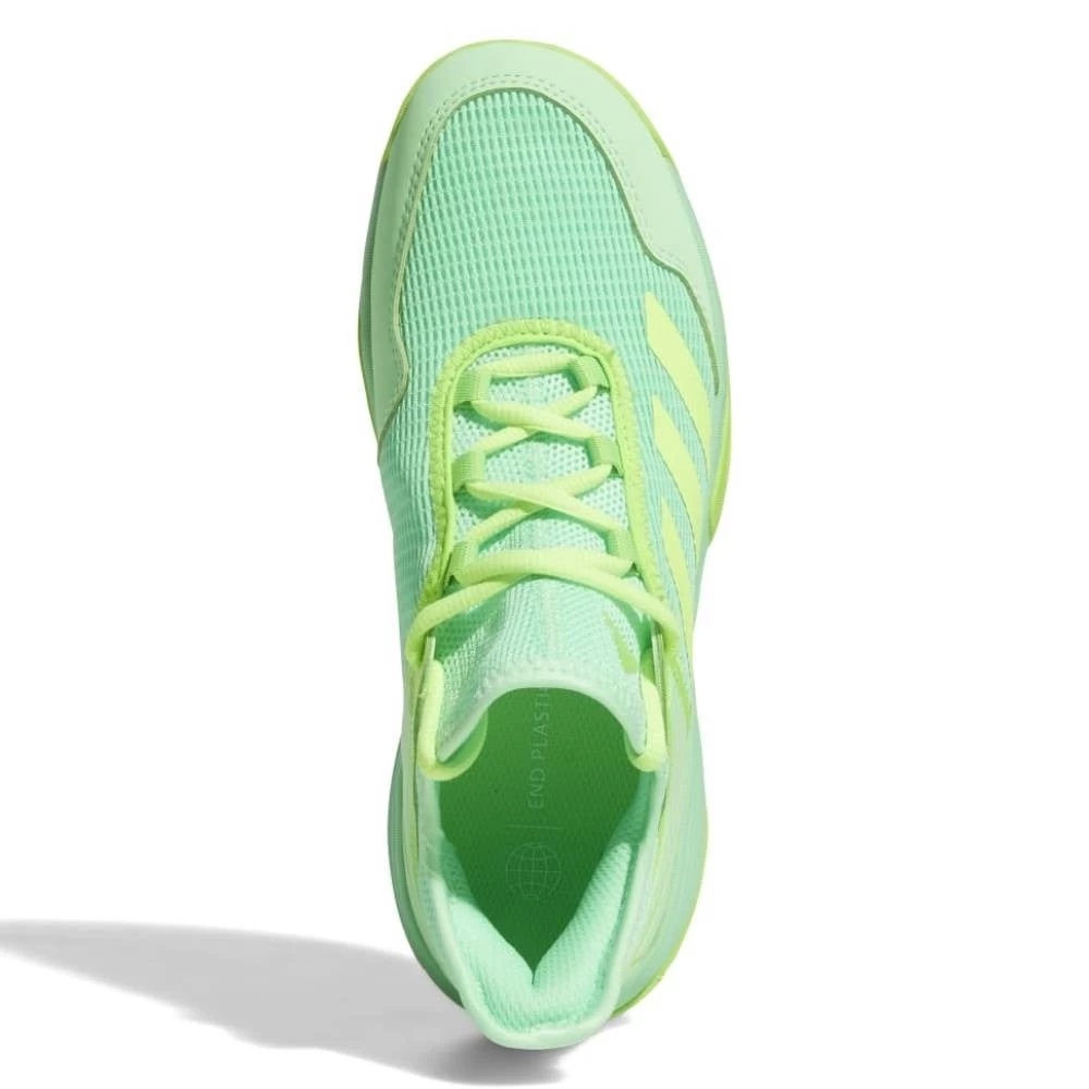 Adidas Ubersonic 4 Junior Tennis Shoe (Beam Green/Signal Green) 4 Adidas Ubersonic 4 Junior Tennis Shoe (Beam Green/Signal Green) - Image 2