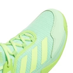 Adidas Ubersonic 4 Junior Tennis Shoe (Beam Green/Signal Green) 17 Adidas Ubersonic 4 Junior Tennis Shoe (Beam Green/Signal Green) -Boutique Ball Sports Store GY4019 9 FOOTWEAR Photography DetailView2 white