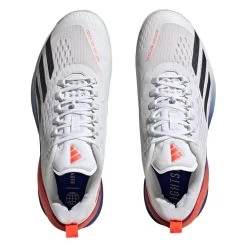 Adidas Adizero Cybersonic Men's Tennis Shoe (White/Black) -Boutique Ball Sports Store GY9634 3 FOOTWEAR Photography TopPortraitView transparent