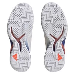 Adidas Adizero Cybersonic Men's Tennis Shoe (White/Black) -Boutique Ball Sports Store GY9634 4 FOOTWEAR Photography BottomView transparent 1