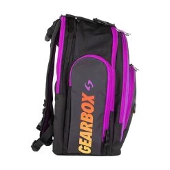 Gearbox Backpack - Court (Purple Accent With Red/Yellow Gradient) -Boutique Ball Sports Store GearboxCourtBackpack2