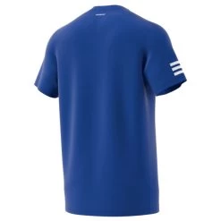 Adidas Men's 3 Stripes Club Top (Blue/White) -Boutique Ball Sports Store H34690 APP virtual back white