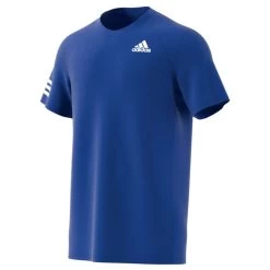 Adidas Men's 3 Stripes Club Top (Blue/White) -Boutique Ball Sports Store H34690 APP virtual standard white