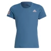 Adidas Girl's Club Tennis Top (Altered Blue/Wonder Mauve) 2 Adidas Girl's Club Tennis Top (Altered Blue/Wonder Mauve) -Boutique Ball Sports Store HD2172 APP photo front center white