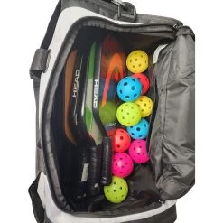 Head Novak Djokovic Duffel Bag (White/Black) -Boutique Ball Sports Store HEAD Djokovic Duffel PB 2