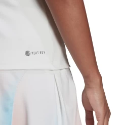 Adidas Women's Tennis Y-Tank Top (White) -Boutique Ball Sports Store HF0842 APP on model detail 2 white