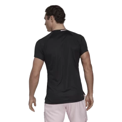 Adidas Men's US Series Top (Black) -Boutique Ball Sports Store HH9472 5 APPAREL OnModel BackView transparent