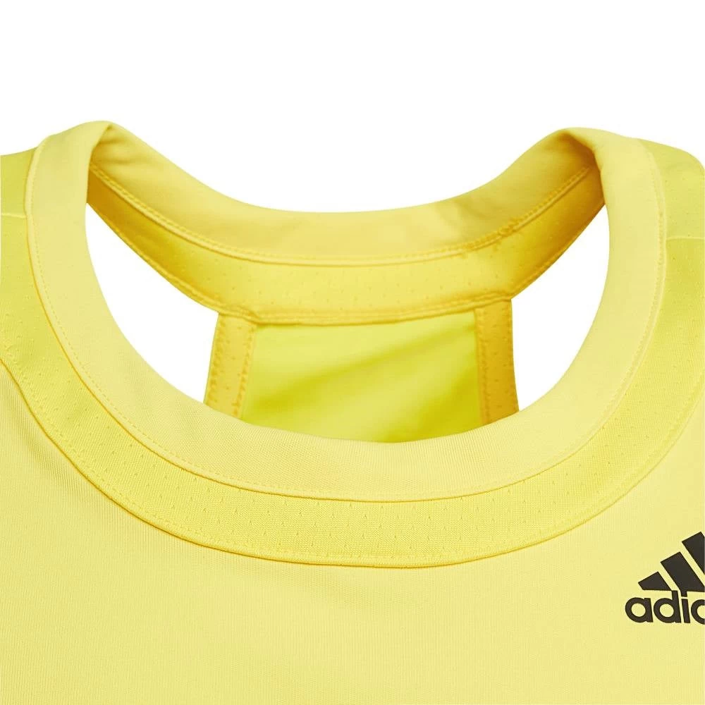 Adidas Girl's Club Tank Top (Beam Yellow) 5 Adidas Girl's Club Tank Top (Beam Yellow) - Image 3