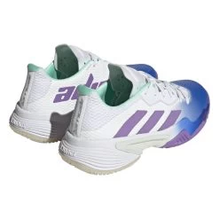 Adidas Barricade Women's Tennis Shoe (Blue/Purple) -Boutique Ball Sports Store HP7417 7 FOOTWEAR Photography BackLateralTopView transparent