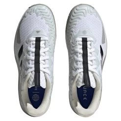 Adidas SoleMatch Control Men's Tennis Shoe (White/Black) -Boutique Ball Sports Store HQ8436 3 FOOTWEAR Photography TopPortraitView transparent