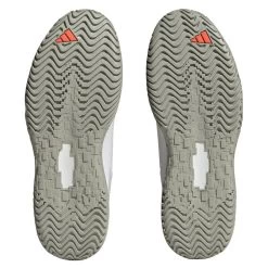 Adidas SoleMatch Control Men's Tennis Shoe (White/Black) -Boutique Ball Sports Store HQ8436 4 FOOTWEAR Photography BottomView transparent