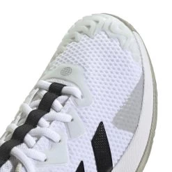 Adidas SoleMatch Control Men's Tennis Shoe (White/Black) -Boutique Ball Sports Store HQ8436 9 FOOTWEAR Photography DetailView2 transparent