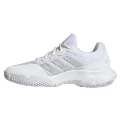 Adidas GameCourt 2 Women's Tennis Shoe (White) -Boutique Ball Sports Store HQ8476 5 FOOTWEAR Photography SideMedialCenterView transparent