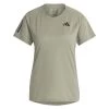 Adidas Women's Club 3 Stripe Top (Khaki)