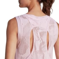 Adidas Women's Melbourne Match Tank Top (Pink) -Boutique Ball Sports Store HU1806 10 APPAREL OnModel DetailView3 transparent