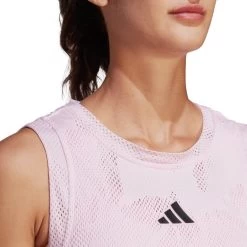 Adidas Women's Melbourne Match Tank Top (Pink) -Boutique Ball Sports Store HU1806 8 APPAREL OnModel DetailView1 transparent 1
