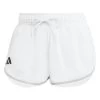 Adidas Women's Club Shorts (White) -Boutique Ball Sports Store HZ4192 2 APPAREL Photography FrontCenterView transparent