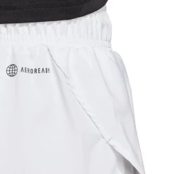 Adidas Women's Club Shorts (White) -Boutique Ball Sports Store HZ4192 6 APPAREL OnModel DetailView1 transparent