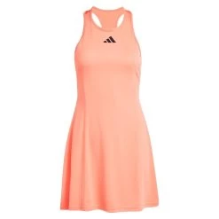 Adidas Women's Club Dress (Orange) 9 Adidas Women's Club Dress (Orange) -Boutique Ball Sports Store HZ4285 1 APPAREL Photography StandardTopPartView transparent