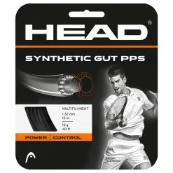 Head Synthetic Gut 16/1.30 PPS Tennis String (Black)