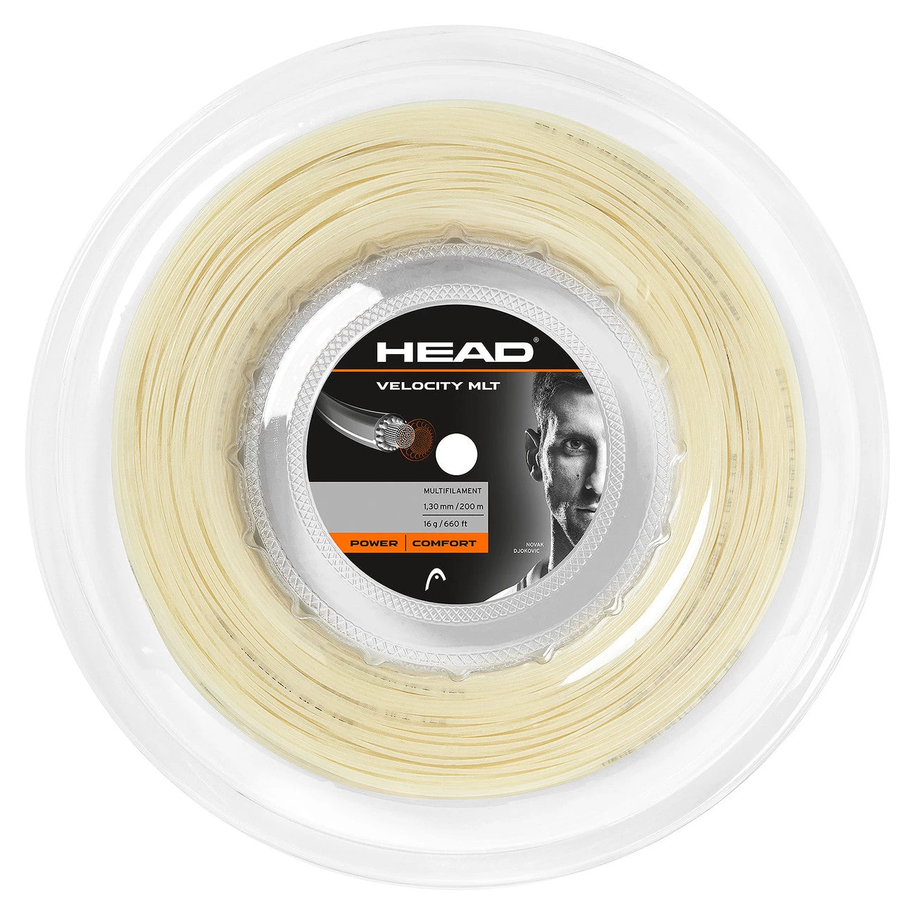 Head Velocity MLT 16/1.30 Tennis String Reel (Natural) 3 Head Velocity MLT 16/1.30 Tennis String Reel (Natural)