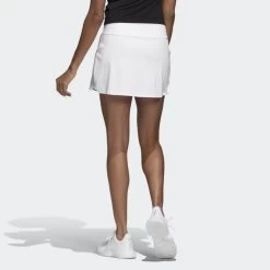 Adidas Women's Club Skirt (White/Matte Silver/Black) -Boutique Ball Sports Store Jupe Club Blanc FK6990 23 hover model