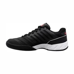 K-Swiss BigShot Light 4 Men's Tennis Shoe (Black/White/Red) 8 K-Swiss BigShot Light 4 Men's Tennis Shoe (Black/White/Red) -Boutique Ball Sports Store K SwissBigShotLight4Black3