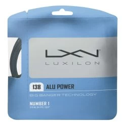 Luxilon ALU Power 15/1.38 Tennis String (Silver)