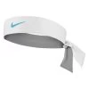 Nike Tennis Premier Tie Headband (White/Blue) -Boutique Ball Sports Store N.000.3204 122 P 12B14LR