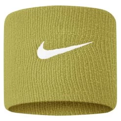 Nike Tennis Premier Wristbands 2 Pack Dark (Dark Citron/White)