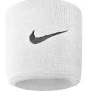 Nike Swoosh Wristbands (White/Black) -Boutique Ball Sports Store NNN04101OS Swoosh WristbandE2F7LR