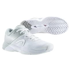Head Revolt Evo 2.0 Women's Tennis Shoe (White/Grey) -Boutique Ball Sports Store Presentation 274212 Revolt Evo 2.0 Women WHGR 1 2